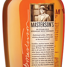 MASTERSONS 10 YEARS OLD STRAIGHT RYE WHISKEY