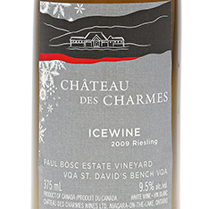 CHÂTEAU DES CHARMES RIESLING ICEWINE 2014