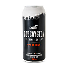 BOBCAYGEON BREWING STARRY NIGHT CHOCOLATE STOUT